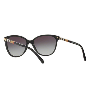 Burberry Okulary Przeciwsłoneczne BE4216 30018G Czarny/Ciemnoszary Damskie 4