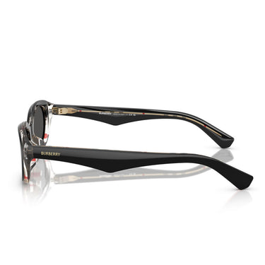 Burberry Okulary Przeciwsłoneczne BE4447D 412187 Nero Motivo Vintage/Grigio Scuro Donna 3