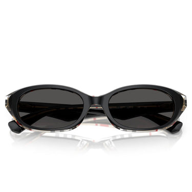Burberry Okulary Przeciwsłoneczne BE4447D 412187 Nero Motivo Vintage/Grigio Scuro Donna 5