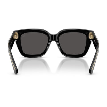 Burberry Okulary Przeciwsłoneczne BE4453 300187 Czarny Ciemnoszary Unisex 4