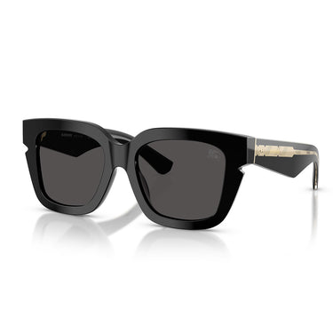 Burberry Okulary Przeciwsłoneczne BE4453 300187 Czarny Ciemnoszary Unisex 2