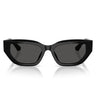 Burberry Sonnenbrille BE4463D 300187 Schwarz/Dunkelgrau Damen