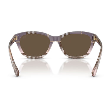 Burberry Occhiali da Sole BE4486 422073 Check Gradient Rose/Marrone Donna