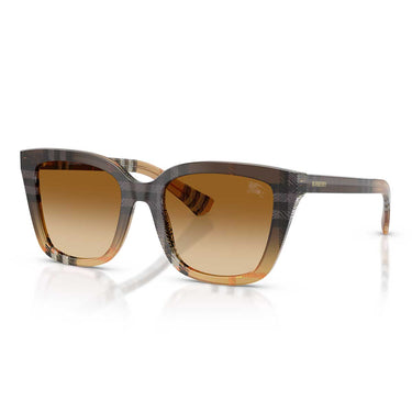 Burberry Occhiali da Sole BE4487 420213 Check Gradient Sabbia/Marrone Sfumato Donna 1