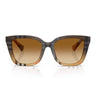 Burberry Occhiali da Sole BE4487 420213 Check Gradient Sabbia/Marrone Sfumato Donna