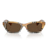 Burberry Occhiali da Sole BE4488 416373 Sabbia Scacchi Marrone Scuro Donna 