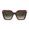 Bvlgari Okulary Przeciwsłoneczne BV40002I 54F Serpenti Havana/Brązowy Gradient Damskie
