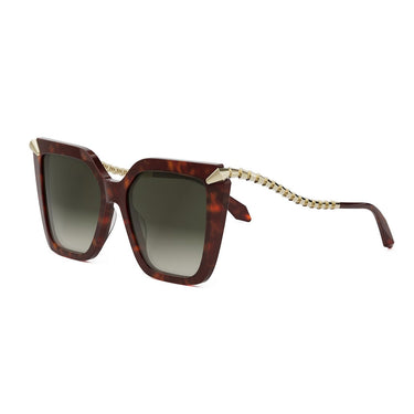 Bvlgari Okulary Przeciwsłoneczne BV40002I 54F Serpenti Havana/Marrone Sfumato Damskie 2