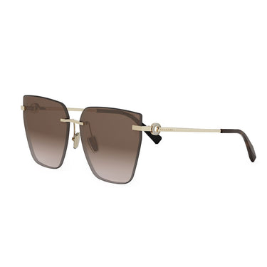 Bvlgari Okulary Przeciwsłoneczne BV40012U 33F Złoto/Brązowy Gradient Damskie 2