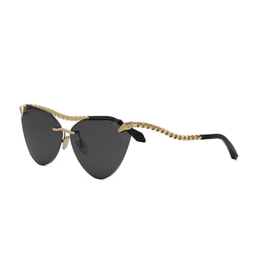 Bvlgari Okulary Przeciwsłoneczne BV40024U 32F Serpenti Viper Oro/Grigio Damskie 1