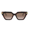 Bvlgari Okulary Przeciwsłoneczne BV40031I 54F Serpenti Havana/Marrone Damskie