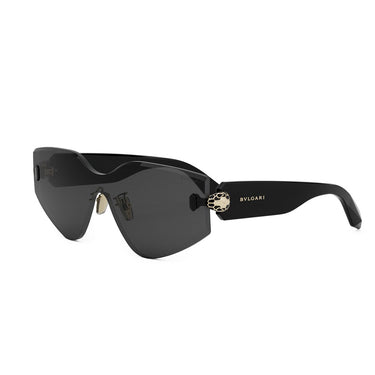 Bvlgari Okulary Przeciwsłoneczne BV40034U 01A Serpenti Nero/Grigio Damskie 2