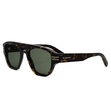 Bvlgari Okulary Przeciwsłoneczne BV40040I 52N B.Zero1 Havana/Verde Męskie 2