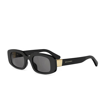 Bvlgari Tubogas Nero Rettangolare Okulary Przeciwsłoneczne