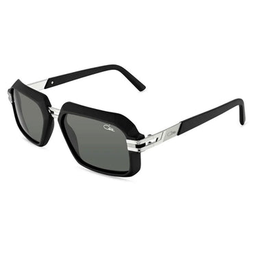 Cazal Occhiali da Sole Cazal 6004 3 002 Nero Opaco Argento Grigio Sfumato Unisex 
2