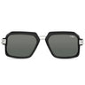 Cazal Occhiali da Sole Cazal 6004 3 002 Nero Opaco Argento Grigio Sfumato Unisex 1