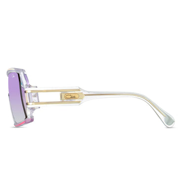Cazal Occhiali da Sole Cazal 858 255 Bianco Trasparente Viola Sfumato Unisex 3