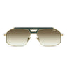 Cazal Occhiali da Sole Cazal 9109 003 Oro Verde/Marrone Sfumato Unisex