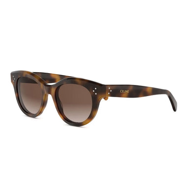 Celine Celine 3 Dots Tartarugato Rotonda Occhiali da Sole