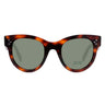 Celine Okulary Przeciwsłoneczne CL40003I 56A Havana/Zielone Damskie
