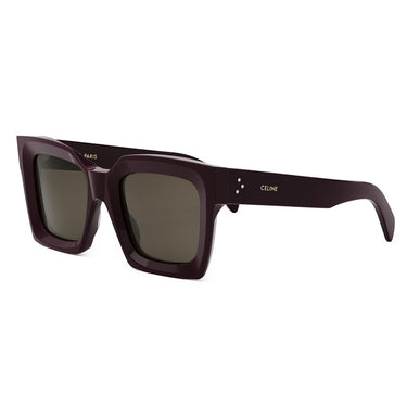 Celine Okulary Przeciwsłoneczne CL40130I 69E Bordeaux-Marrone Unisex 2