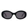 Celine Okulary Przeciwsłoneczne CL40194U 01A Czarny/Ciemnoszary Unisex