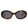 Celine Okulary Przeciwsłoneczne CL40194U 53A Havana/Ciemnoszary Unisex