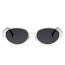 Celine Okulary Przeciwsłoneczne CL40235U 16A Srebrny/Ciemnoszary Unisex