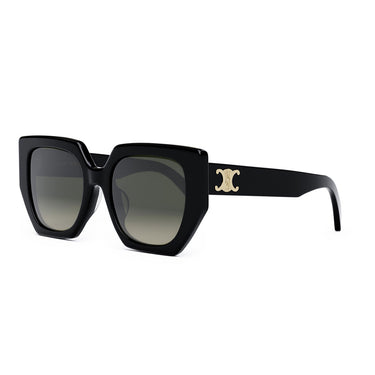Celine Okulary Przeciwsłoneczne CL40239F 01F Czarny/Brązowy Damskie 2