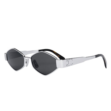 Celine Okulary Przeciwsłoneczne CL40254U 16A Triomphe Srebrno-Ciemnoszary Unisex 2
