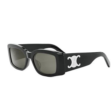 Celine Okulary Przeciwsłoneczne CL40282U 01A Triomphe Nero/Grigio Damskie 2