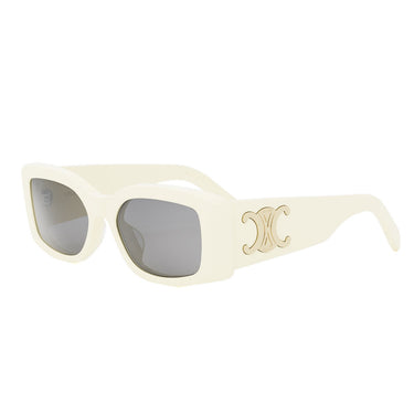 Celine Okulary Przeciwsłoneczne CL40282U 25A Triomphe Avorio/Grigio Damskie 2