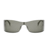 Celine Okulary Przeciwsłoneczne CL40283U 16A Triomphe Maxi Metal Srebrny/Szary Damskie