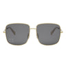 Celine Okulary Przeciwsłoneczne CL40284U 30A Triomphe Rhinestone Złoto/Szary Damskie