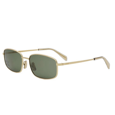 Celine Okulary Przeciwsłoneczne CL40285U 30N Triomphe Złoty/Zielony Damskie
