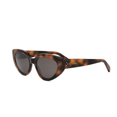 Celine Okulary Przeciwsłoneczne CL40286I 53A Havana/Grigio Damskie 2