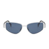 Celine Okulary Przeciwsłoneczne CL40293U 16V Triomphe Srebrny/Niebieski Unisex