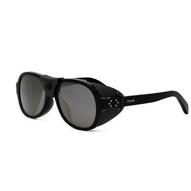 Celine Okulary Przeciwsłoneczne CL40301U 01C Apres Ski Capsule Nero/Grigio Specchio Unisex 2