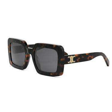 Celine Okulary Przeciwsłoneczne CL40304U 52A Triomphe Havana/Grigio Unisex 2