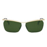 Celine Okulary Przeciwsłoneczne CL40307U 30N Złoto/Zielony Unisex