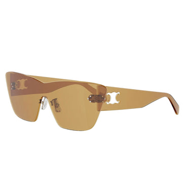 Celine Sundown Shade Arancione Mask Occhiali da Sole