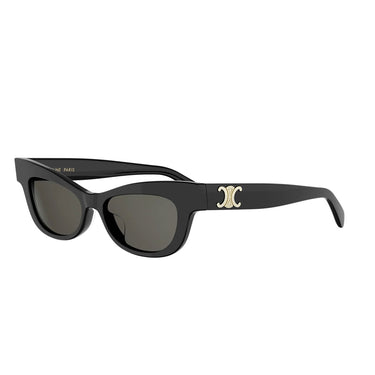 Celine Triomphe Schwarz Cat-Eye Sonnenbrille
