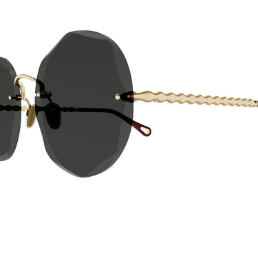 Chloé Occhiali da Sole CH0254S 001 Oro Grigio Donna 3