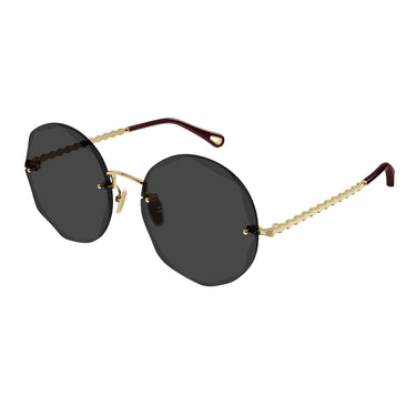 Chloé Occhiali da Sole CH0254S 001 Oro Grigio Donna 2