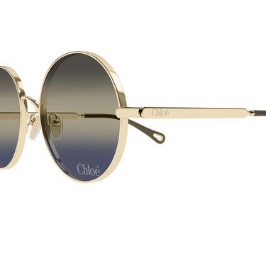 Chloé Occhiali da Sole CH0321S 004 Oro Blu Donna 3