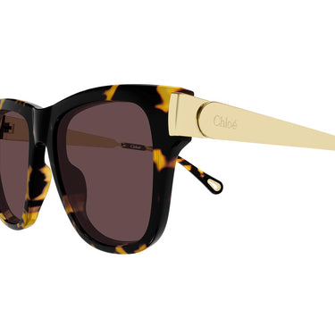 Chloé Occhiali da Sole CH0349S 003 Marrone Oro/Viola Donna 2