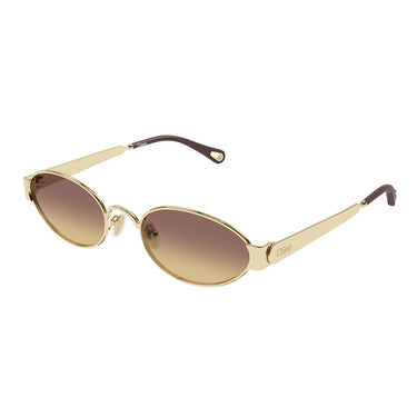 Chloé Occhiali da Sole CH0355S 002 Oro Marrone Donna 2