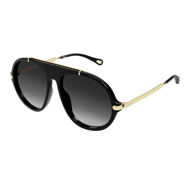 Chloé Occhiali da Sole CH0357S 001 Oro Grigio Donna 2