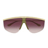 Chloé Occhiali da Sole CH0415S 002 Oro/Borgogna Sfumato Donna