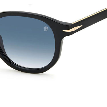 David Beckham Okulary Przeciwsłoneczne DB 1007/S 807 Czarny/Niebieski Męskie 3